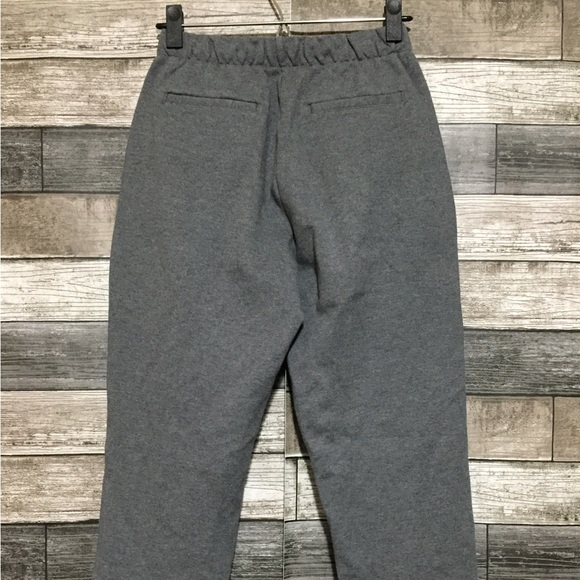 Everlane Drawstring Pants Women’s S Gray (Inseam 25.5) Stretch Crop - Picture 7 of 10